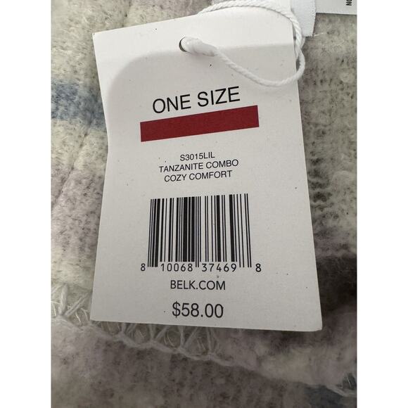 True Craft Tanzanite Combo Comfort Shawl With Pockets NWT For Indoor Or Outdoor - Picture 7 of 8